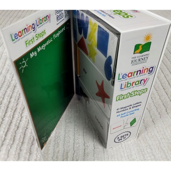 Learning Library First Steps Educational Set Letters Numbers Shapes Homeschool - Picture 6 of 9
